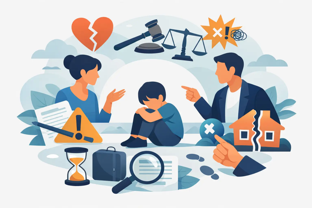 10 Top Mistakes in Custody Cases