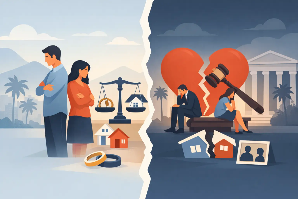 Legal Separation vs Divorce in California